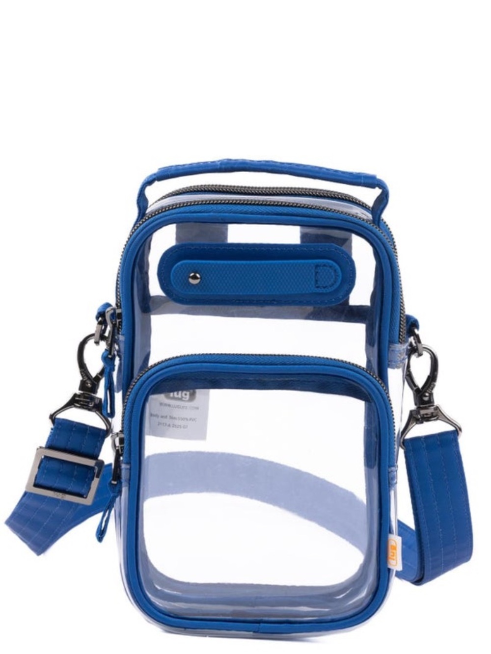 Lug Skeeter Mini Clearview Convertible
Crossbody Azure Blue